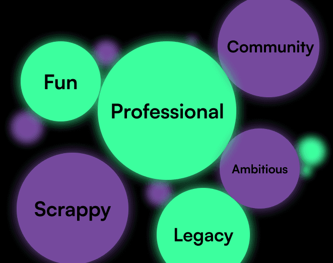 The key brand ideas distilled from the research