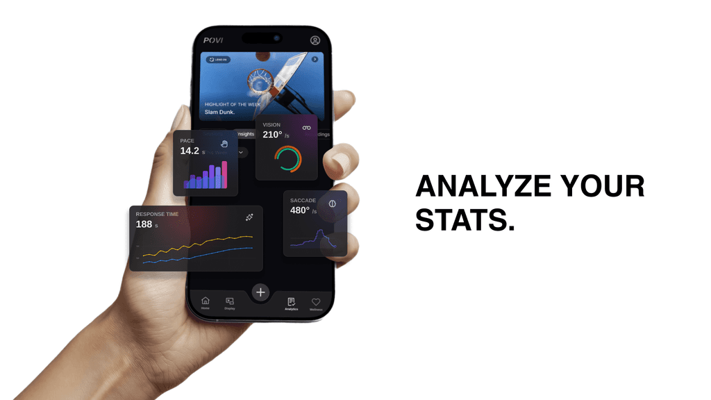 POVI app screens: gameplay playback