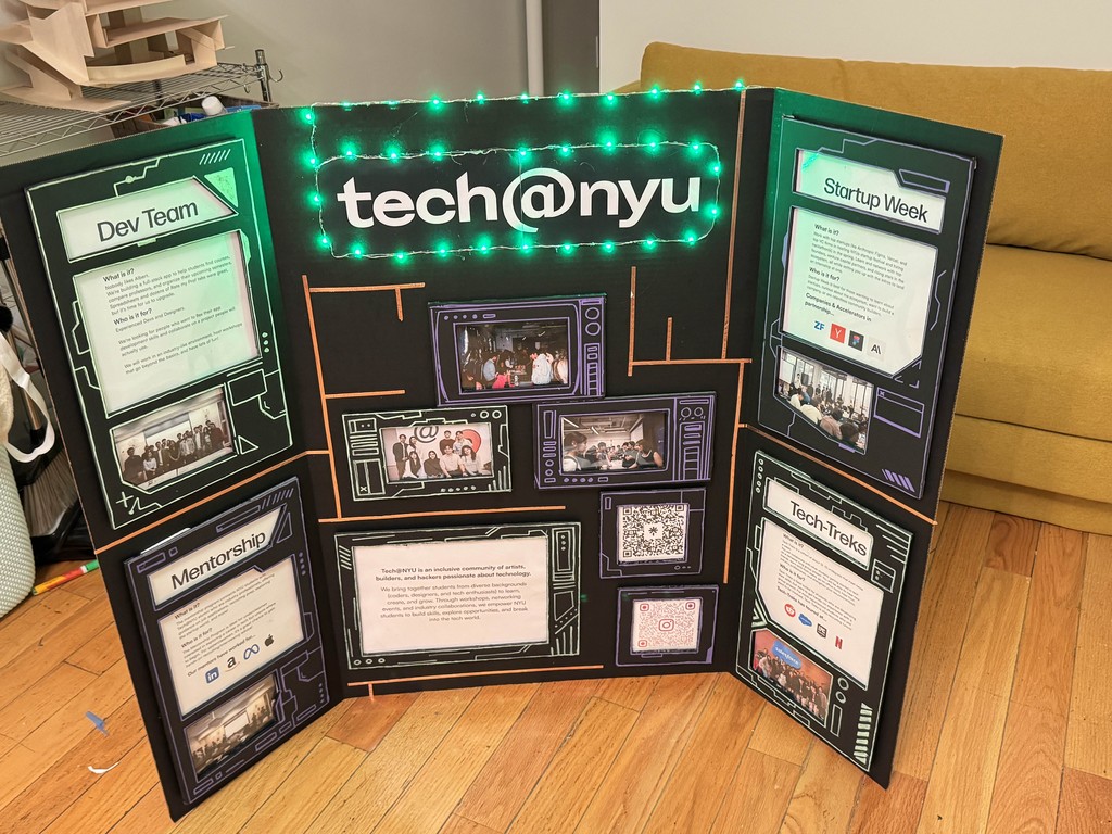 A close-up of the reusable printed panels