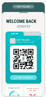 Check-in page, version 1